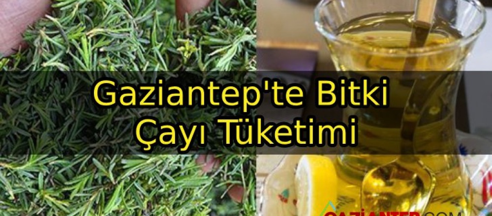 Gaziantep’te Bitki Çayı Tüketimi