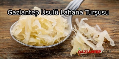 Gaziantep Usulü Lahana Turşusu
