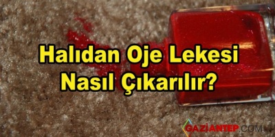 Halıdan Oje Lekesi Nasıl Çıkarılır?