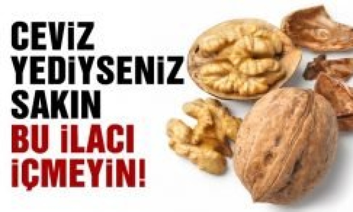 Ceviz Yediyseniz Sakın Bu İlacı İçmeyin