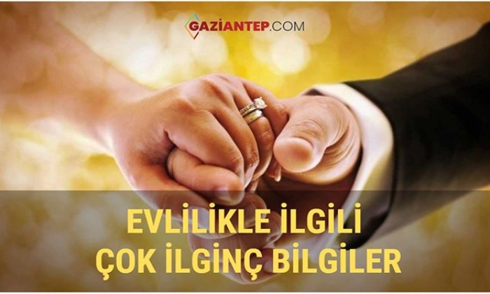 Evlilikle İlgili Çok İlginç Bilgiler