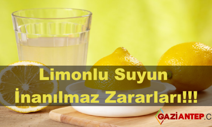 Limonlu Suyu Fazla Tüketmenin Zararları